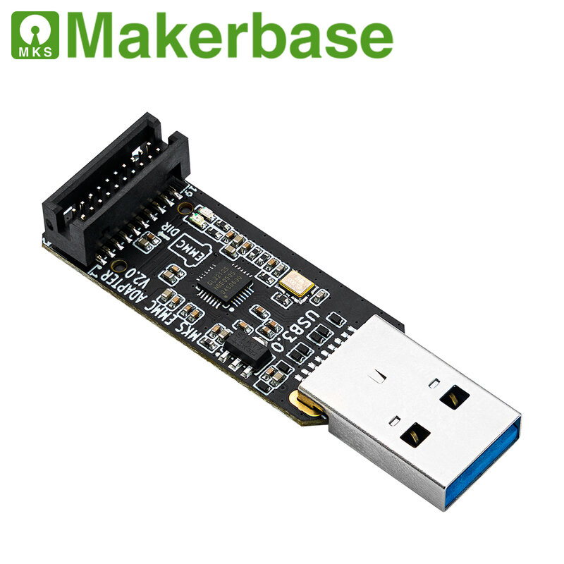 Makerbase เครื่องอ่าน3.0 USB V2 EMMC-ADAPTER สำหรับ MKS eMMC โมดูล Micro SD บัตร TF MKS Pi MKS skipr