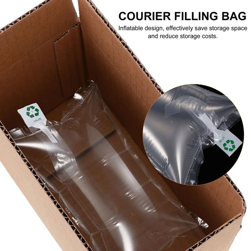 Aufblasbare Anti-Druck-Luftkissen beutel mit durchsichtigen Kissen zum Verpacken von Antik ollisions liefer büchern