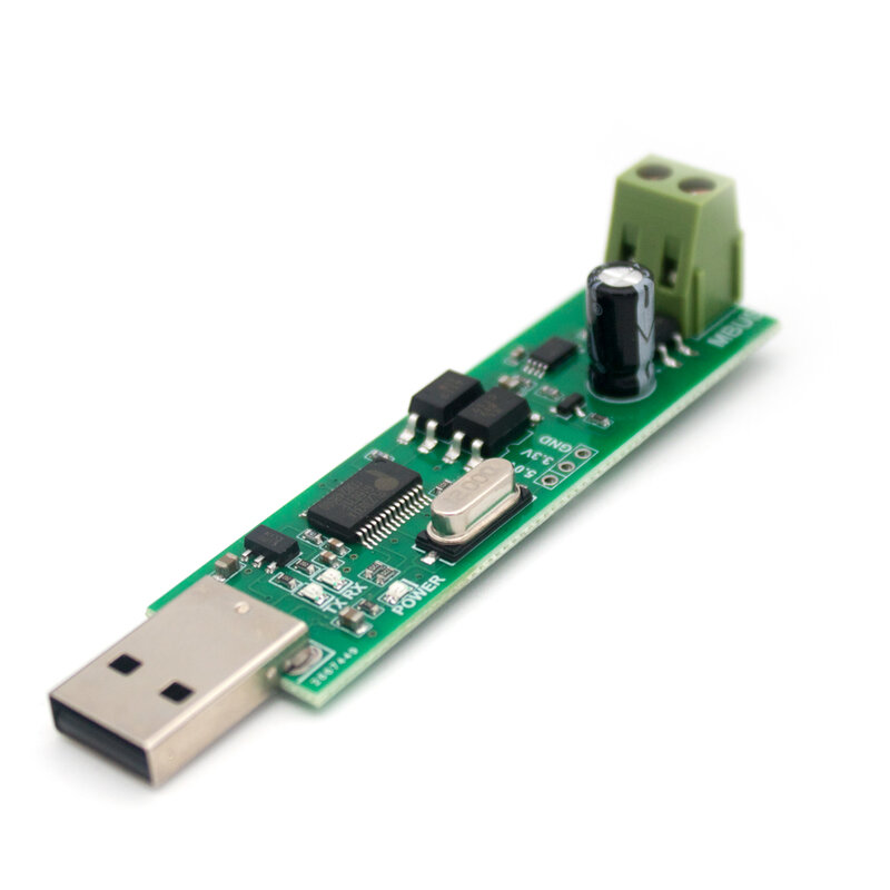 Módulo de comunicación del convertidor maestro USB a MBUS, módulo esclavo de USB a MBUS para control de carbón inteligente/medidor de agua