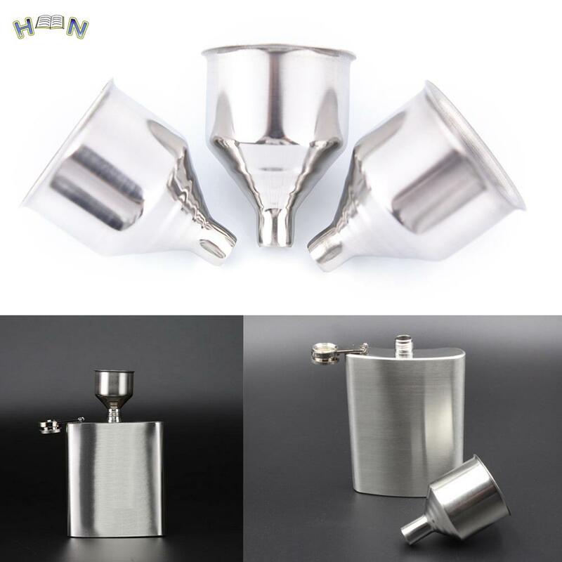 New Stainless Steel Funnel  Tool Oil Funnel For All Hip Flasks 0.8cm