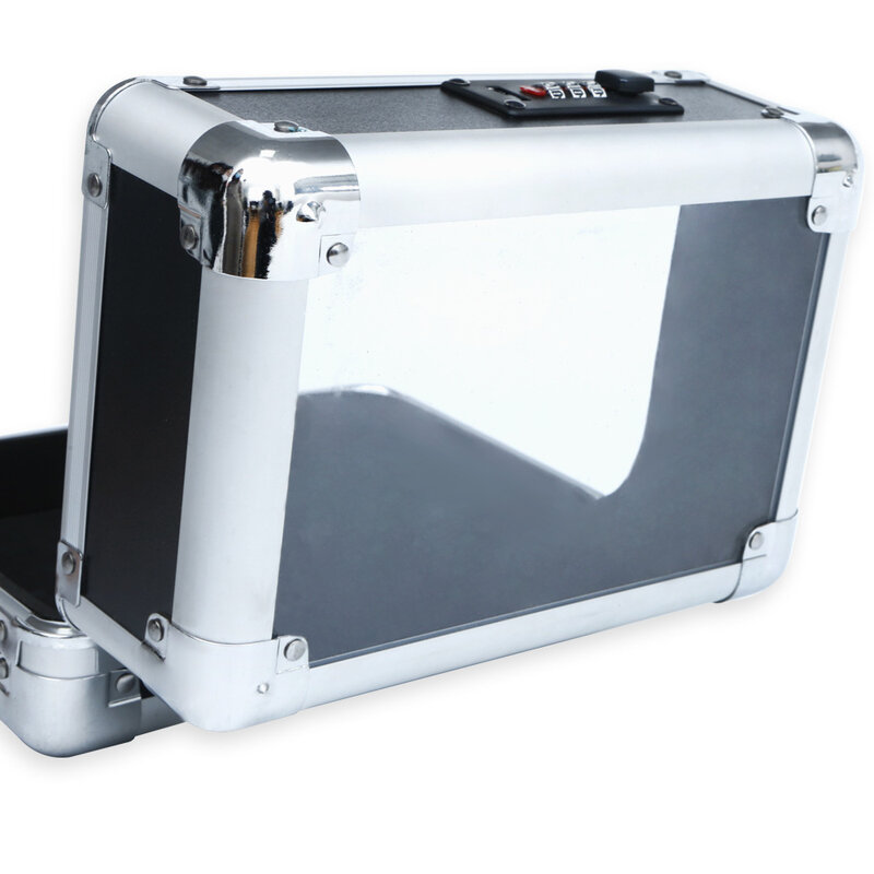 Портативный ящик с замком паролем из алюминиевого сплава, защита от кражи, чемодан для конфиденциальности, удобный ящик для инструментов