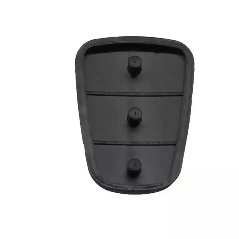 1 Pc Auto Key 3 Knoppen Cover Vervanging Rubber Key Pad Plastic Cap Zwart Past Voor Hyundai I20 I30 Ix35 Ix20 Elantra Rio Venga
