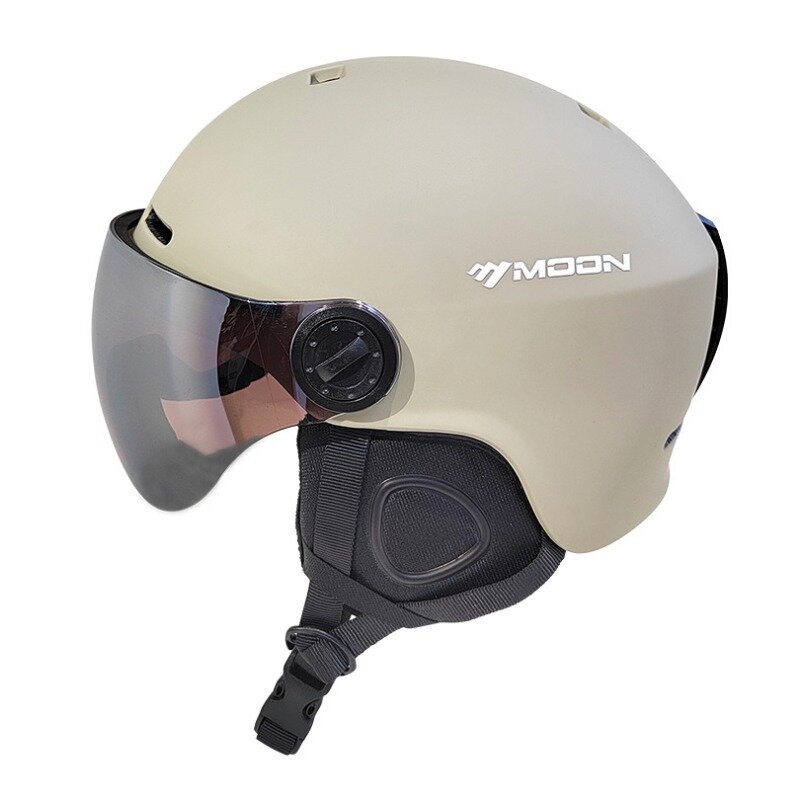 Casco da sci casco sportivo da neve antivento con protezione per le orecchie occhiali casco integralmente modellato Skateboard Snowboard caschi di sicurezza