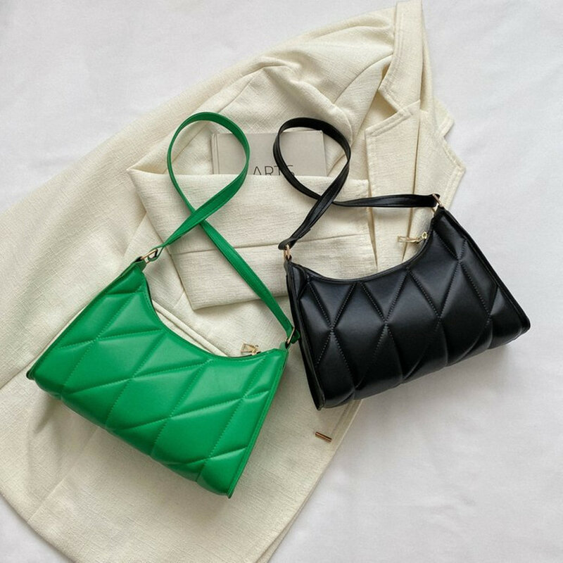 Black Trendy Women Shoulder Bag Fashion Pu Handbags Crossbody Bags Small Handle Bags Shopper Clutch Purse