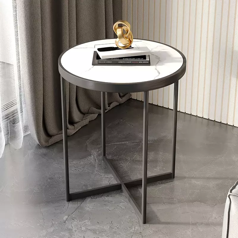 Круглый Кофейный столик с диваном, минималистичные строительные кофейные столы, эстетические обеденные промышленные столики, домашняя мебель