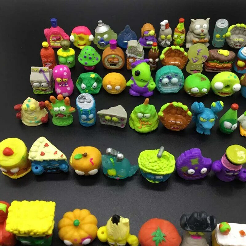 Zomlings Trash Dolls Soft Grossery Gang Garbage Collection Model Toys 3cm Trash Zomlings Dolls Figures for Kids Birthday Gift