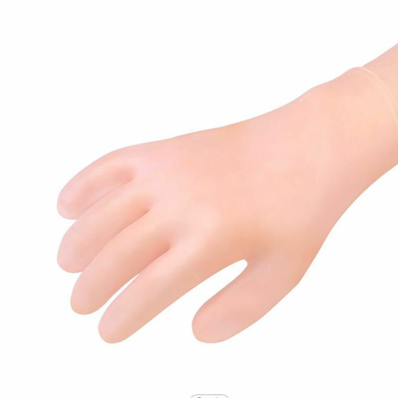 Sarung tangan Gel SPA, dapat digunakan kembali melembabkan memutihkan, pengelupasan kecantikan halus perawatan tangan silikon pembersihan tahan air 1 pasang