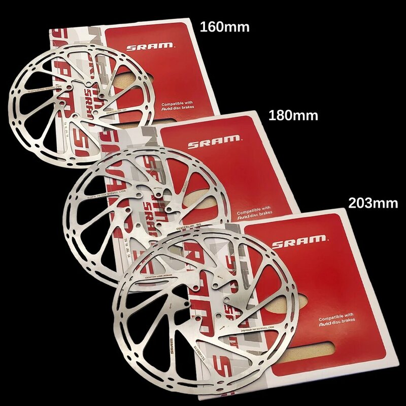 Sram AVID Bike Brake Rotor Centerline 160mm 180 203 Hydraulic Disc Brake Rotors With Bolts for MTB Mountain Road Bicycle Scooter