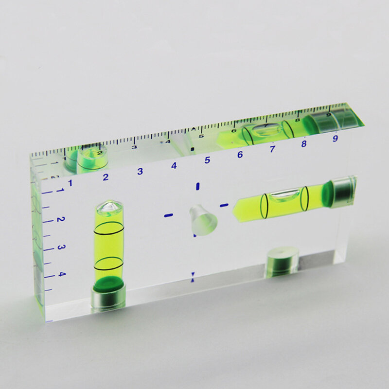 Multifunktion werkzeug hochpräzises transparentes magnetisches Niveau in zwei Richtungen für vielseitiges Acryl