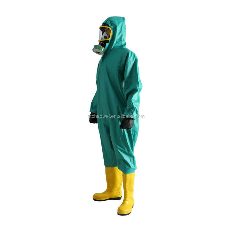 Hazmat-suit chemical and biological safety resistant suit for hazardous environments