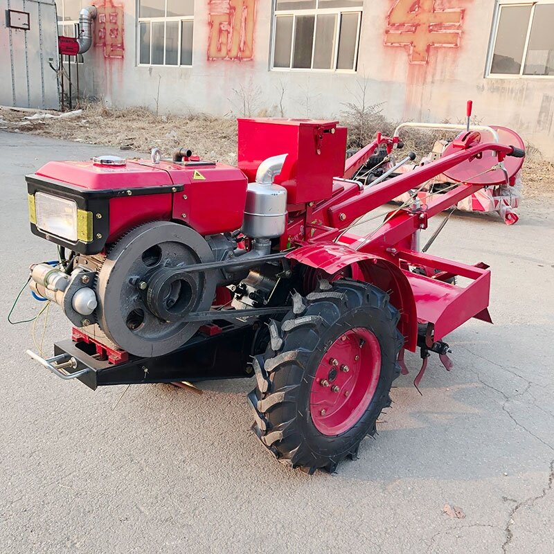 Mini tracteur de ferme à deux roues, tracteur à main polyvalent, 12HP, vente directe d'usine
