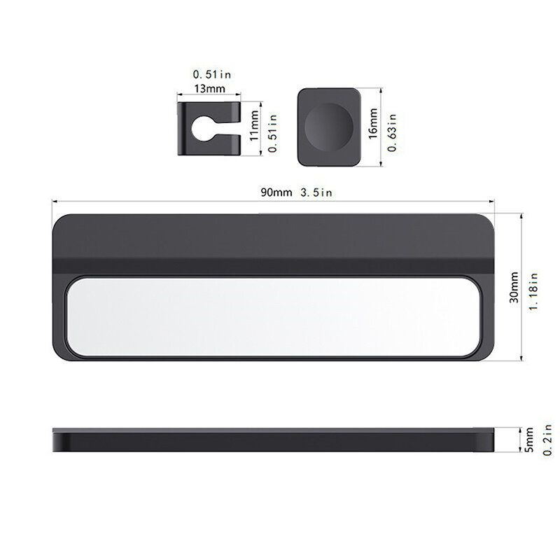 Enrouleur de câble magnétique adhésif en silicone, fixateur de câble USB, ligne de support de document solide, clip de chargeur pour bureau