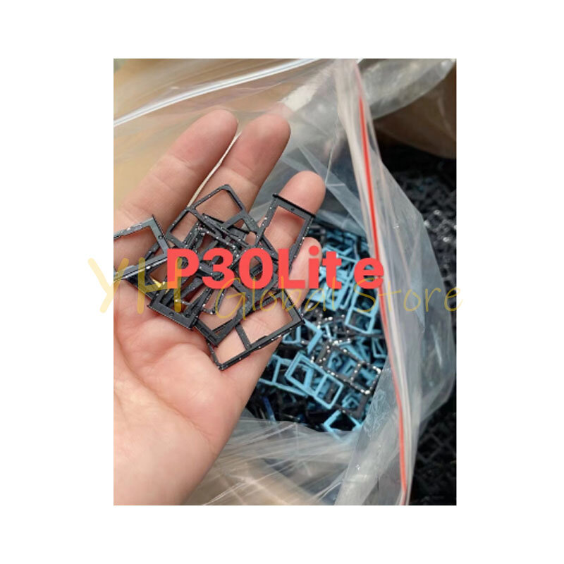 Soporte de bandeja para ranura de tarjeta Sim, piezas de reparación para Huawei P30 Pro Lite, 5 unidades