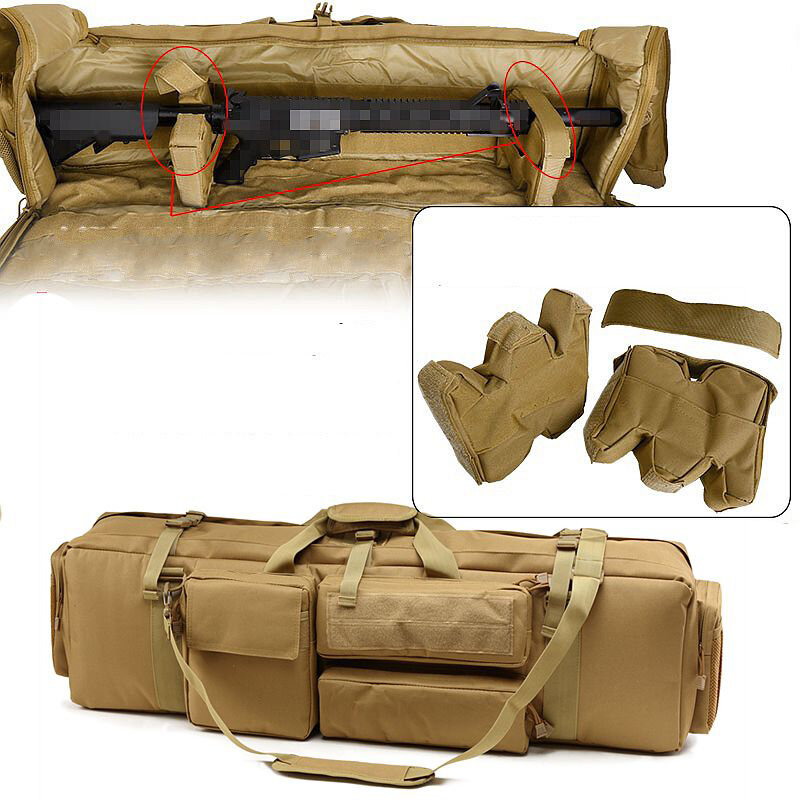 Nylonowa torba taktyczna na broń Molle Sprzęt wojskowy Armia Airsoft Karabin Pokrowiec na broń Akcesoria myśliwskie Torba do strzelania Paintball Wargame