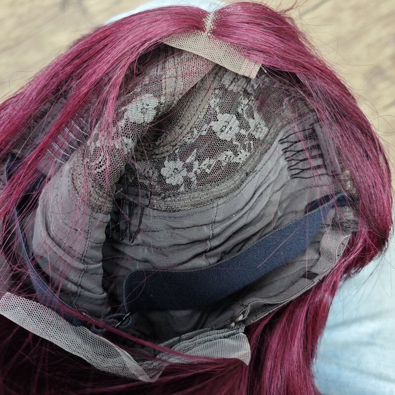 99J бордовый 180% плотный прямой парик Боб парик из человеческих волос 2x6 кружевной короткий прямой цветной парик Боб предварительно выщипанный бразильский парик из волос