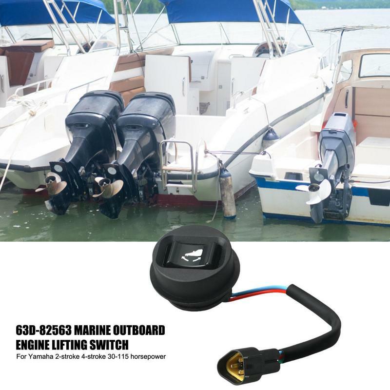 Marine Lift Switch Controlador Remoto Interruptor de Elevador Externo Barco Navio Marinho Para 63D-82563 2 ou 4 Tempos 30-115 Cavalos-força