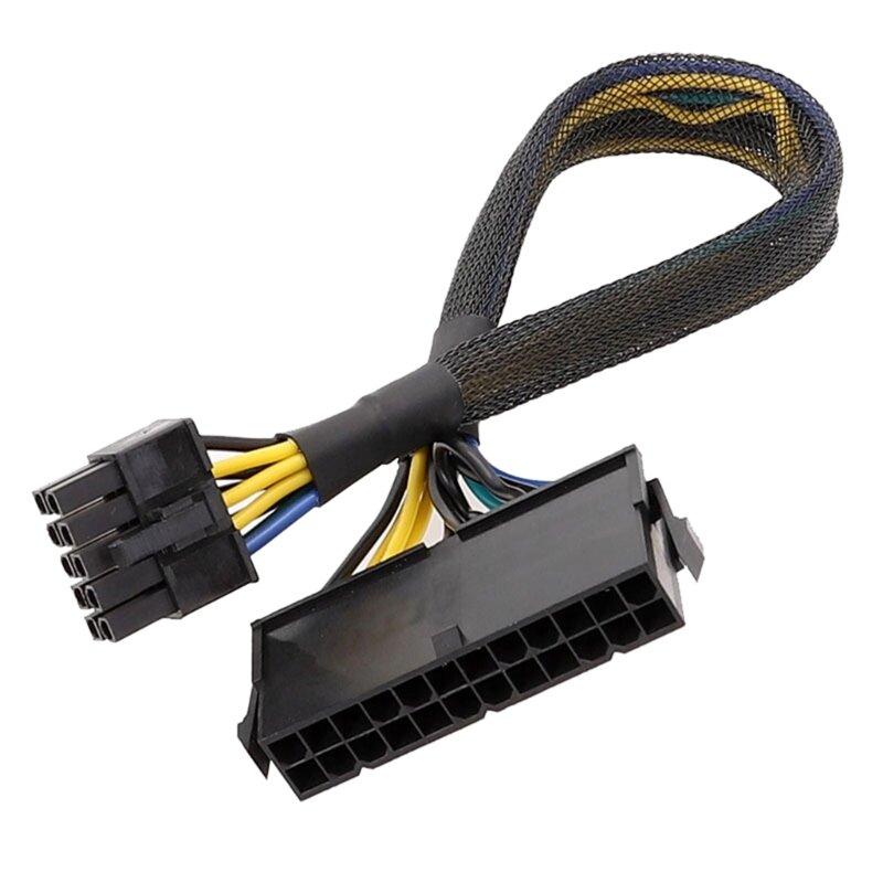 B95D 24 Pin to 10 Pin PSU Main Power Supply ATX Adapter Cable for Lenovo Motherboard