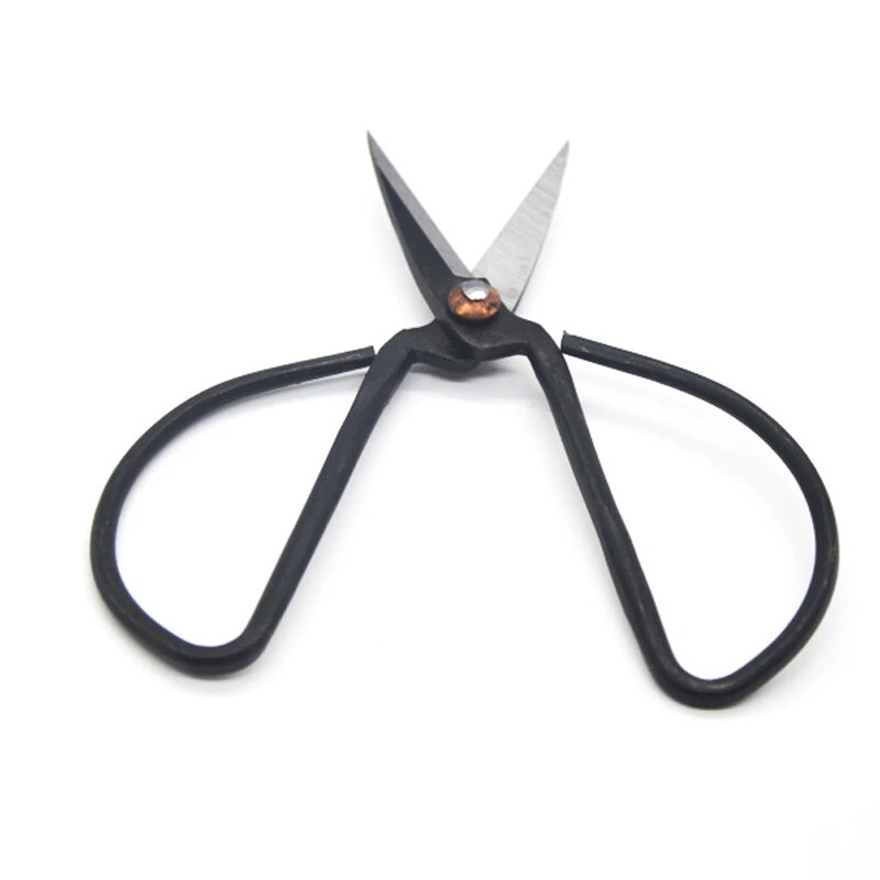 107mm full carbon forged steel household scissors China traditional bonsai scissor