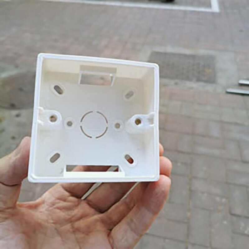 Wall Switch Box for External Installation Use with 86mm*86mm Standard Curtain Switch Sockets Transformer