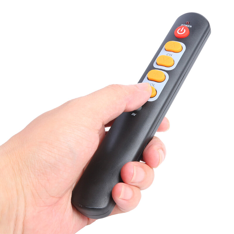 Universal 6 teclas de botão de aprendizagem controle remoto código cópia infravermelho ir duplicador controlador para tv stb dvd dvb alta fidelidade
