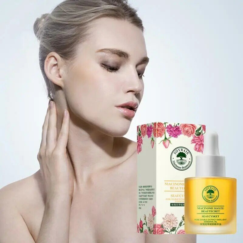 Увлажняющее масло для лица Rose, средство для разглаживания кожи, улучшение текстуры кожи и питательная эссенция для всех типов кожи, 30 мл