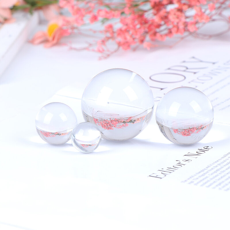 Bola de cristal transparente, esfera curativa de cuarzo, accesorios de fotografía, decoración del hogar, 1 unidad