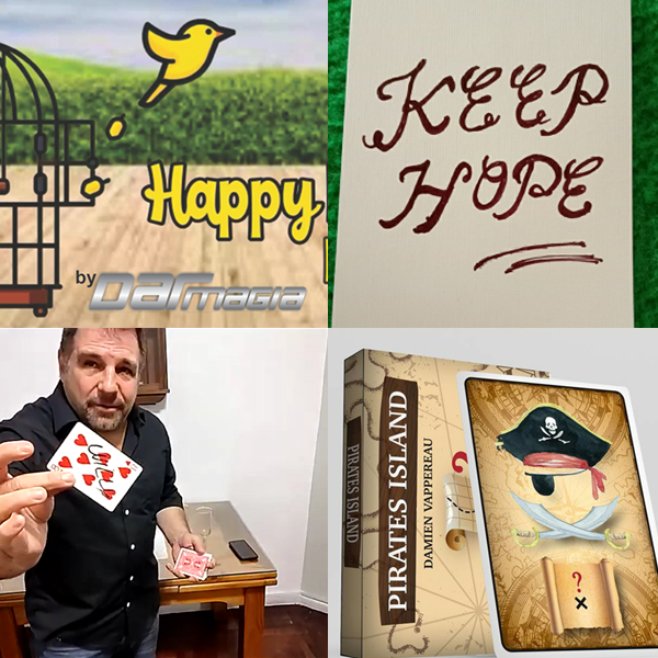 Happy Bird Paddle by Dar Magic，Keep Hope by Magician Dibya，Masterclass Lecture by Juan Pablo，Pirate Island by Damien Vappereu