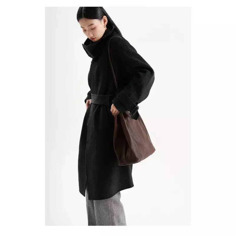 2024 Fashion Trend New Women's Bag Niche Design High-end Exquisite Bucket Bag Western Style Versatile Shoulder Crossbody Handbag
