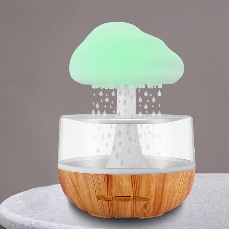 Padający lampka nocna w kształcie chmury olejku aromaterapeutycznego dyfuzor mikro nawilżacz biurka fontanna do spania relaksujący nastrój