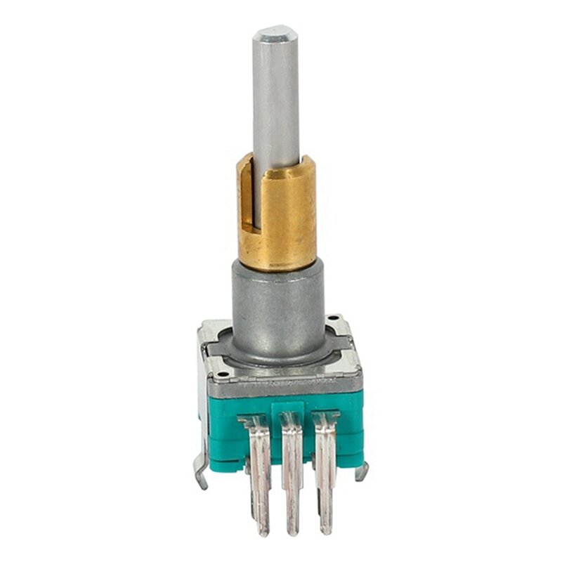 Codificador de doble eje 20 piezas EC11EBB24C03, con interruptor 30, número de posicionamiento 15, mango de punto de pulso de 25Mm