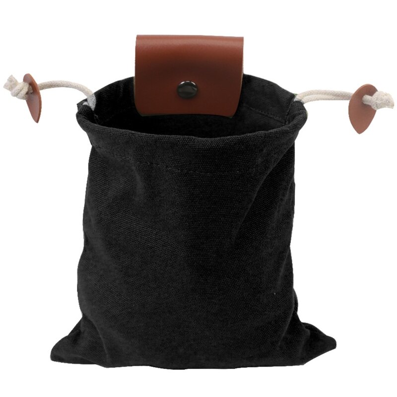 Ткань Оксфорд, уличная сумка для сбора камней с шнурком для охоты за грибами, подвесная сумка для инструментов на талии