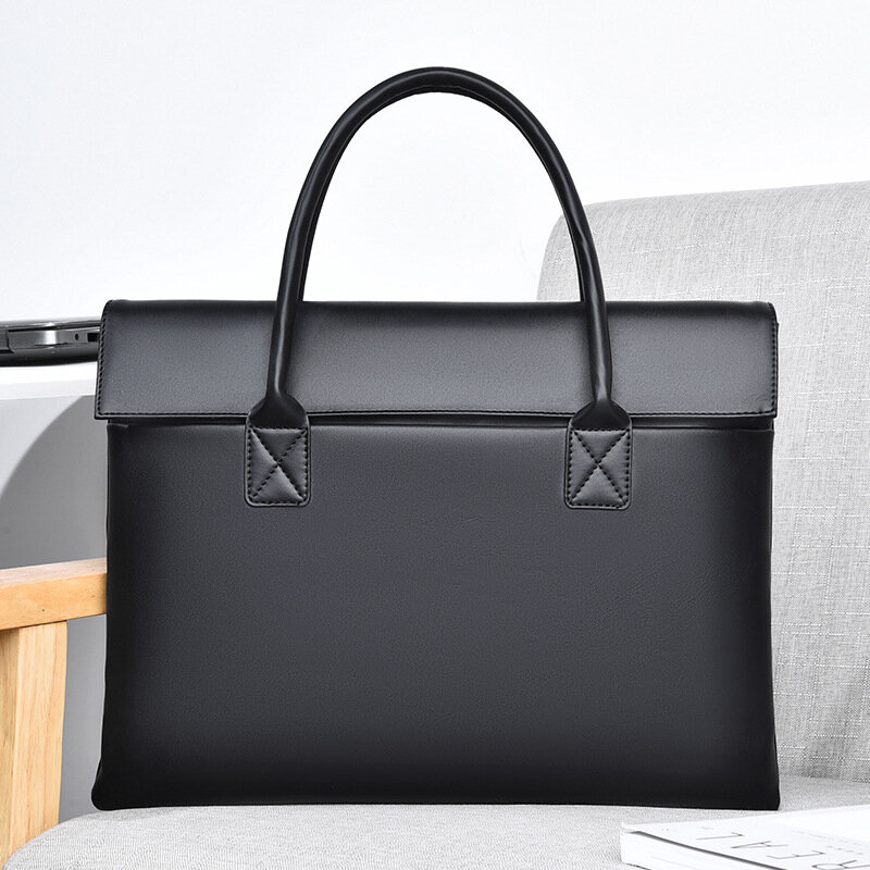 New Design Man's Briefcase Water Proof 14 Inch Laptop Case Causal Handbag Male Shoulder Bag Travel Bag Document Case