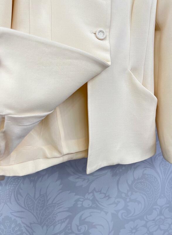 Casaco de lã de seda feminino, emagrecedor fino, requintado, macio e confortável, elegante, quente, novo, verão, 2023
