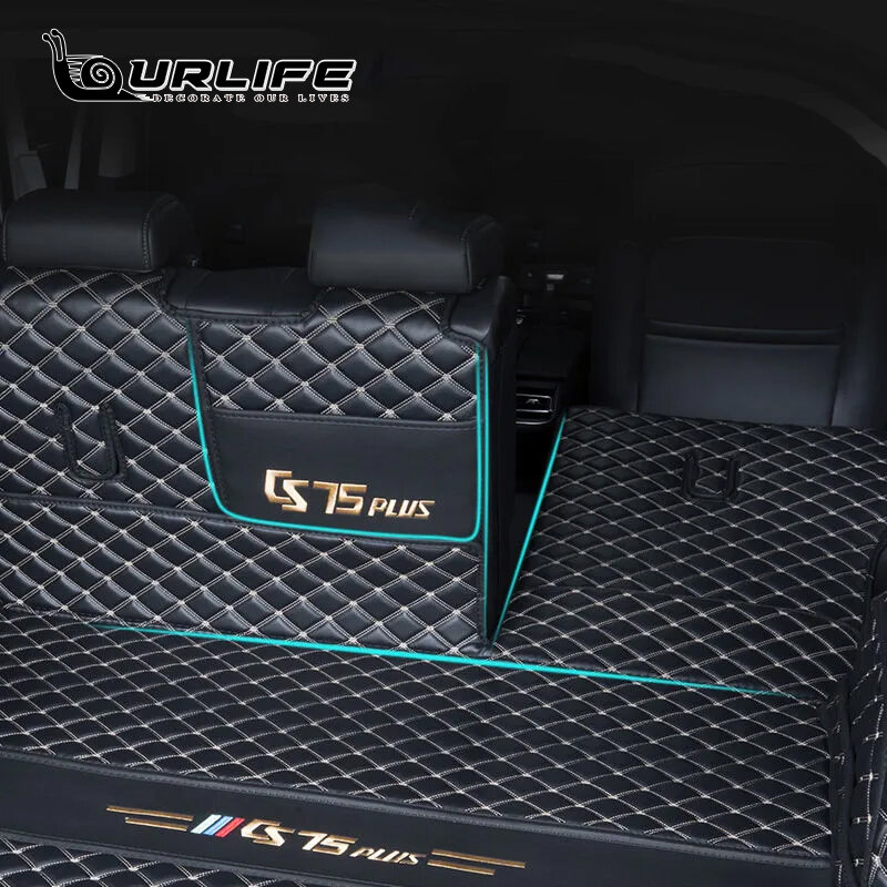 For Changan CS75 Plus 2020 2021 2022 Trunk Mats Leather Durable Cargo Liner Boot Carpets Rear Interior Decoration Accessories