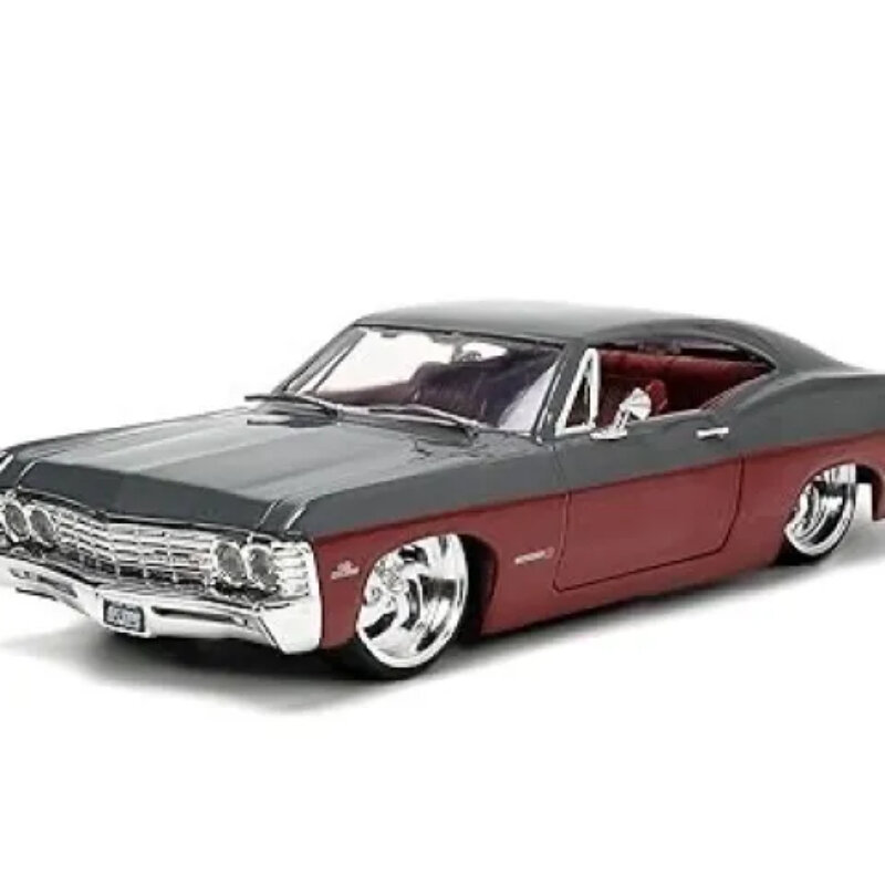 1:24 1967 Chevrolet lmpala SS wysoka symulacja odlewu Model samochodu ze stopu metalowy samochód prezenty dla dzieci kolekcja zabawek