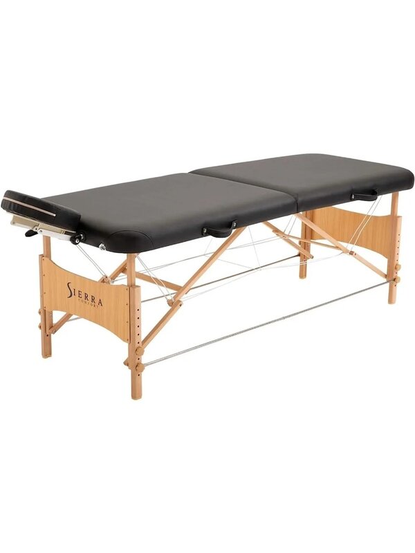 Massage tisch, tragbarer All-Inclusive-Massage tisch (schwarz)