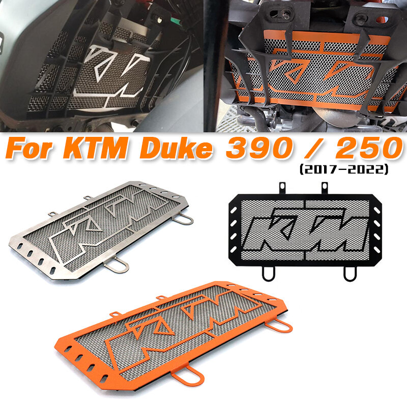Для KTM Duke 250 / 390 2017-2023 крышка радиатора гриля мотоцикла протектор двигателя радиатора охлаждающий протектор