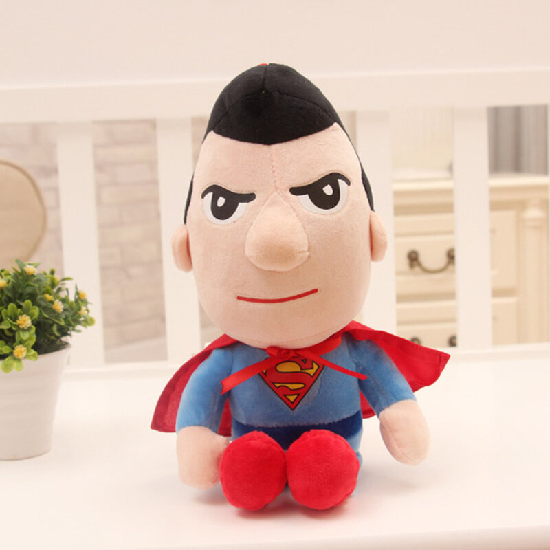 27cm Superheroes Plush Toys Avengers Superman Captain America Iron Man Batman Superman Soft Stuffed Dolls Gifts For Kids