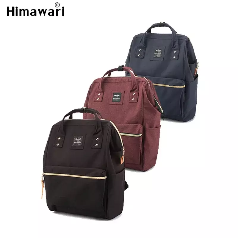 Himawari portátil mochila feminina mochilas de viagem à prova dwaterproof água moda sacos de escola para adolescentes viagem esporte mochila feminina