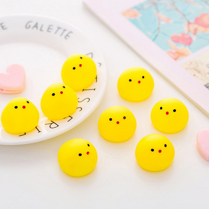 1Pc Anti Stress Chick Mochi Relief Toys For Adult Kids Anti Stress antietress Ball Funny Birthday Party Gift Fidget Toys