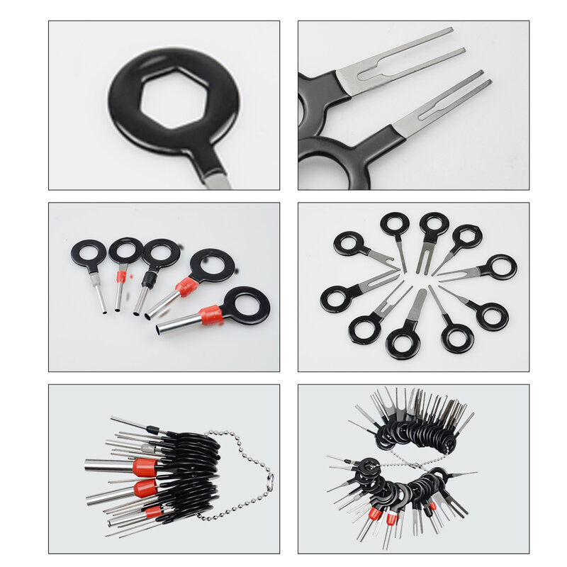 Werkzeug zum Entfernen der Kfz-Stecker klemme Elektrischer Draht Crimp-Split-Steck verbinder Stift-Extraktor-Kit-Schlüssel für die Autore paratur Stifte herausnehmen