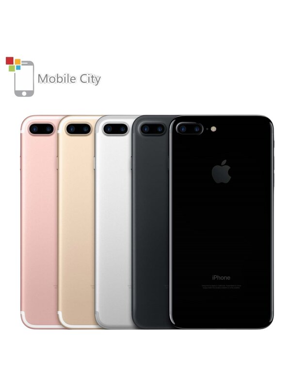 Apple-Smartphone iPhone 7 Plus, Celular Desbloqueado, 3GB de RAM, 32 GB, 128GB, 256GB ROM, IOS, A10, Impressão digital, NFC, 4G LTE
