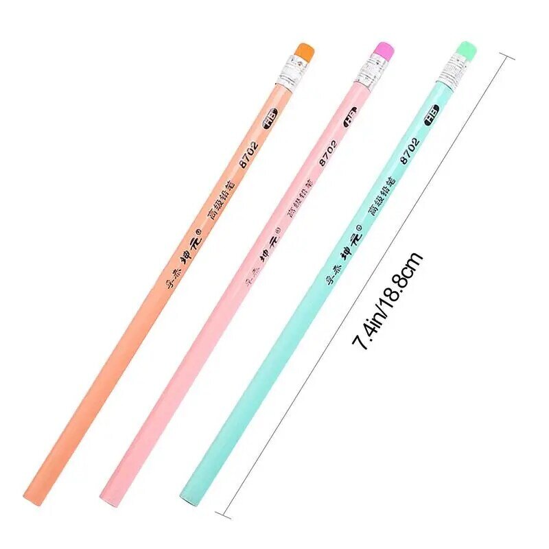Green harmless Triangle rod HB pencil Wood Pencil graphite pencil for Student school supplies Safe anti-slip light HB pencil