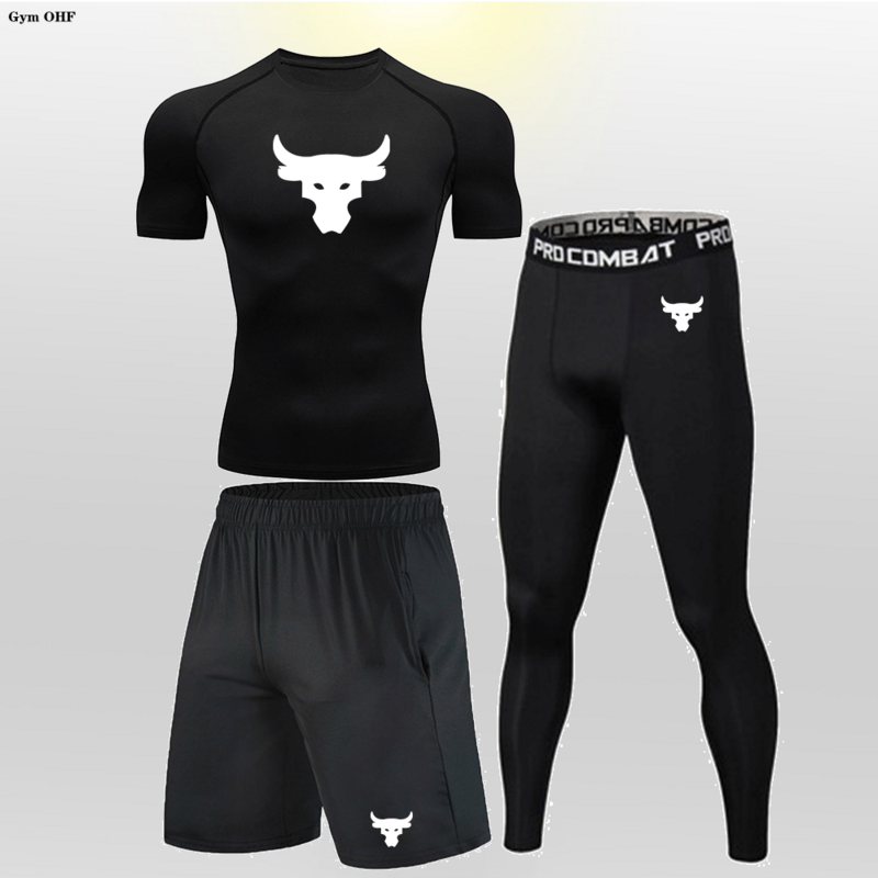Camiseta e calção de manga curta masculina, fato de jogging, casual, moda verão