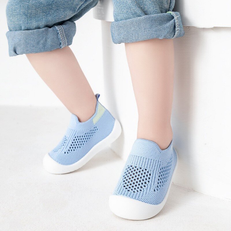 Kids Casual Shoes Breathable Infant Shoes Children Girls Boys Mesh Sneakers Soft Bottom Comfortable Non-Slip Baby Walking Shoes