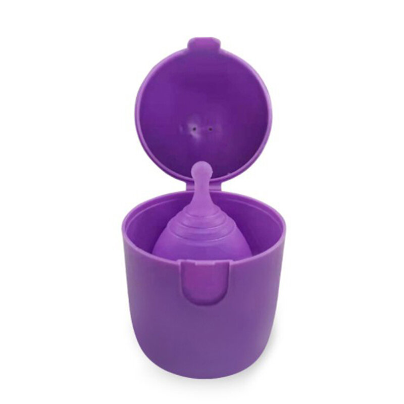 Портативная менструальная чаша из медицинского силикона с защитой от протечек Женская менструальная чаша с чехлом для хранения товары для женской гигиены