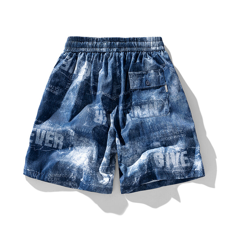 American Retro Denim Casual Shorts Männer Frauen Paar neue Sommer mode Loose Street Hip Hop All-Matching Middle Pants
