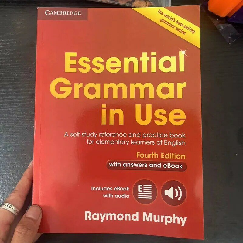Cambridge Elementary English Grammar Book, Advanced Essential, Gramática Inglesa em Uso, Preparação para Testes Ingleses, Livro Profissional, 3 Livros