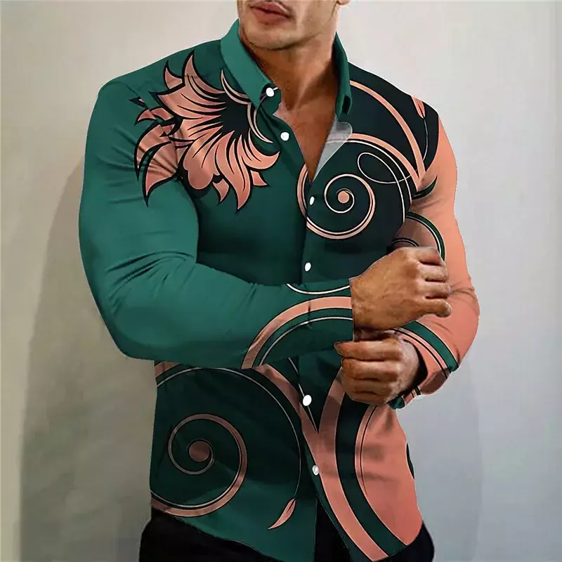Spring and summer men's tops T-shirt lapel shirt new designer casual outdoor street pattern beautiful color blue 2023 new