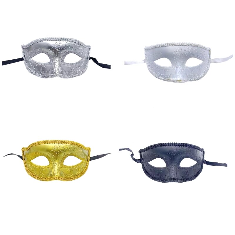 Masque Mardi Gras d'Halloween, masque fête, demi-masque pour les yeux